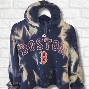 Boston Red Sox Crop Hoodie